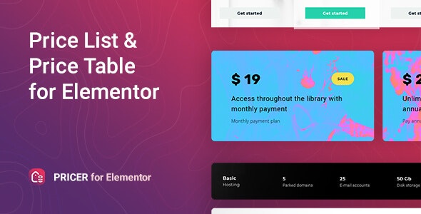 Pricer v1.0.6 – Price List for Elementor