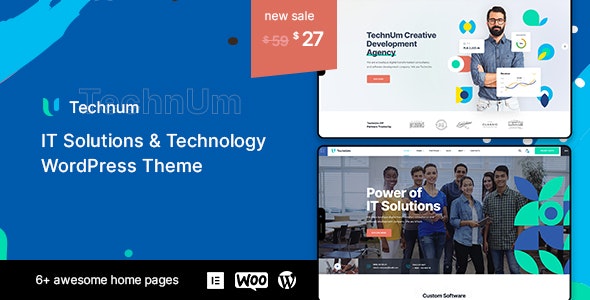 Technum v1.0.4 – IT 解决方案和技术 WordPress 主题