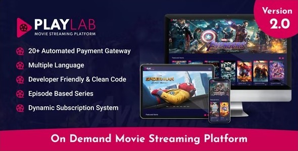 PlayLab v3.1（已汉化） – 点播电影流媒体平台