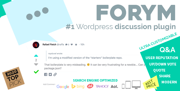 Forym v1.5.8 – WordPress 论坛插件