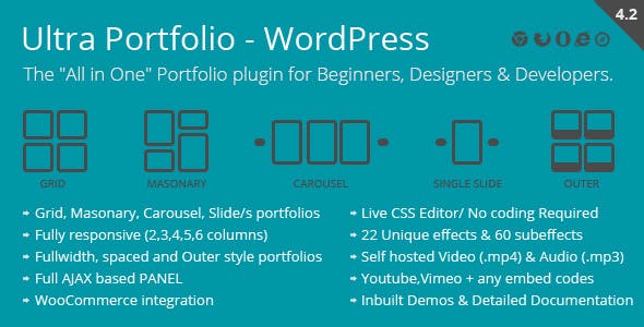 Ultra Portfolio v6.6 – WordPress 插件