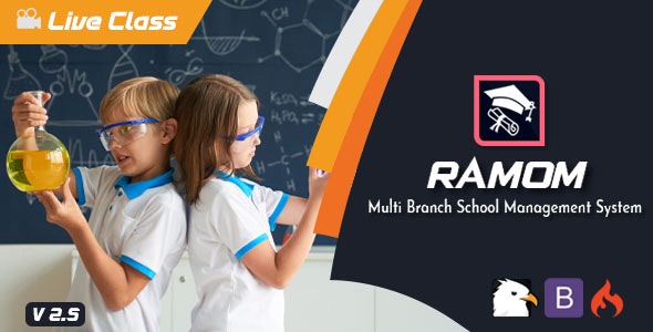 Ramom School v6.7（已汉化） – 学校管理多分支教育 ERP 系统