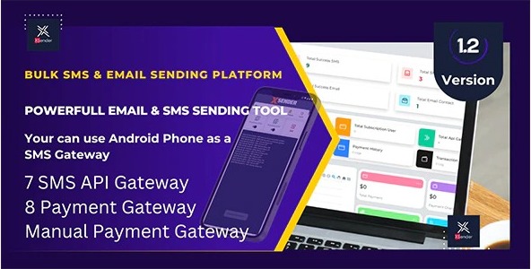 XSender v3.2.0（已汉化） – PHP Laravel 批量电子邮件和短信发送应用程序