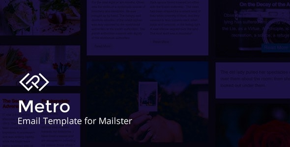 Metro – Email Template for Mailster v6.0