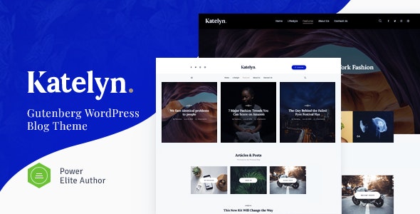 Katelyn v1.0.9 – Creative Gutenberg Blog WordPress Theme