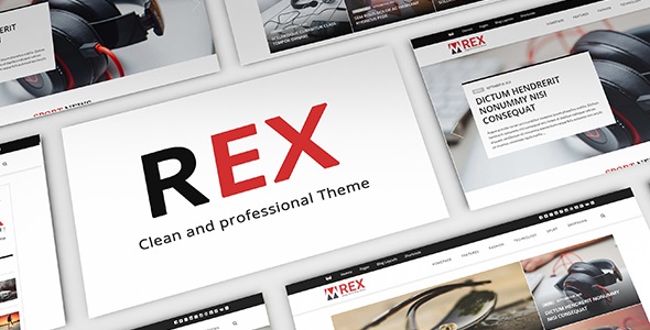 The REX v3.9 – WP 杂志和博客主题