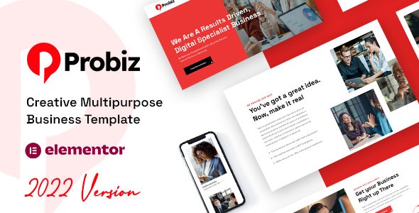 Probiz v4.0 – WordPress 商业和企业主题