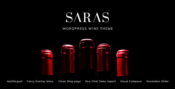 Saras v1.8 – Wine WordPress Theme