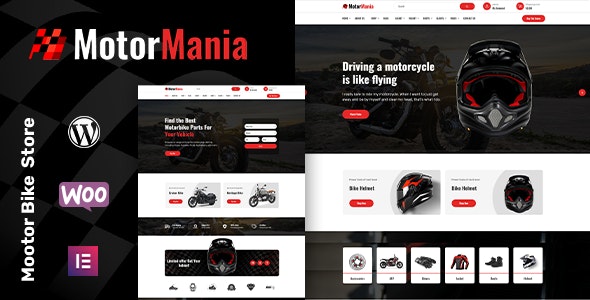 MotorMania v1.1.1 – WooCommerce 摩托车配件主题