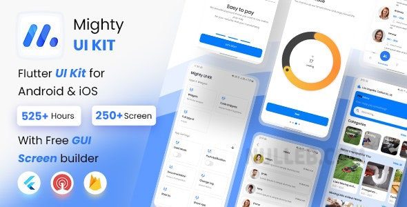 MightyUIKit v3.13.0 – 带有 Screen Builder 的 Flutter 2.0 UI 套件