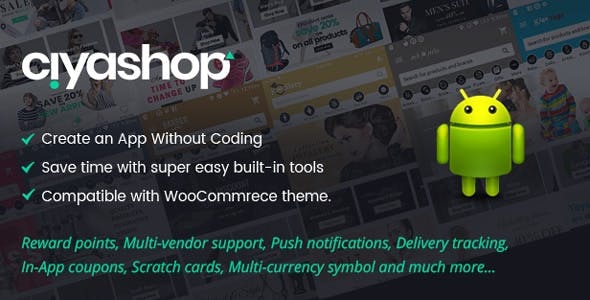 CiyaShop Native Android Application based on WooCommerce v5.12