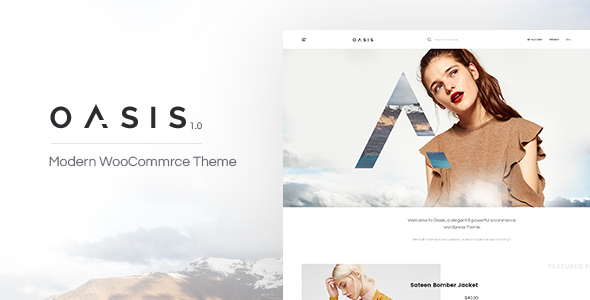 Oasis v1.3.1 – 现代 WooCommerce 主题