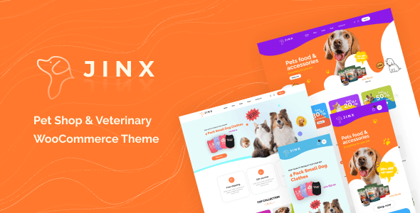 Jinx v1.0.2 – 宠物店和兽医 WooCommerce 主题