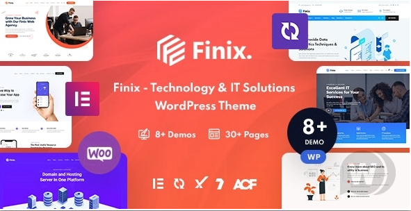 Finix v1.6 – 技术和 IT 解决方案 WordPress 主题