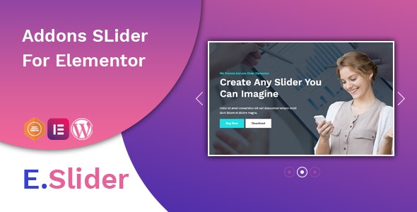 E.Slider v1.0.3 – Elementor的附加组件 滑块