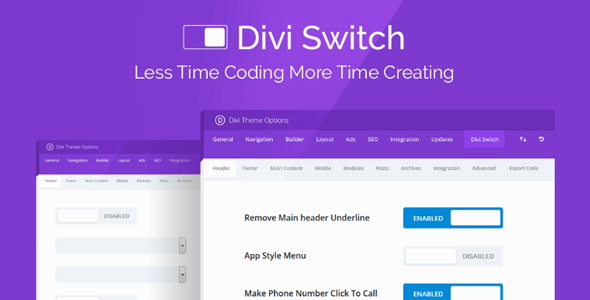 Divi Switch Pro v4.0.18破解版 – 完全自定义您的Divi网站