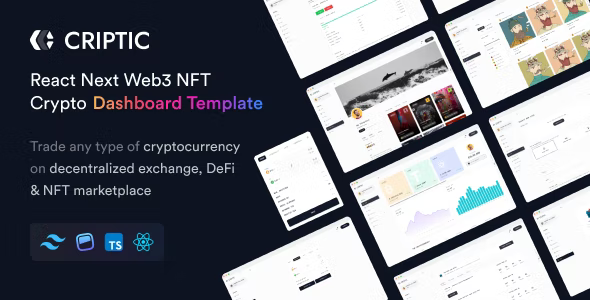 Criptic v2.7.1 – React Next Web3 NFT 加密仪表板