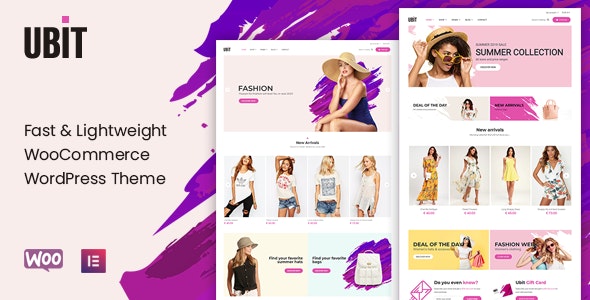 Ubit v1.5.6 – 时尚商店 WooCommerce 主题