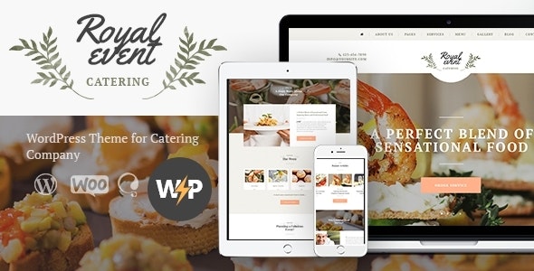 Royal Event v1.5.9 – 婚礼策划师和餐饮公司 WordPress 主题