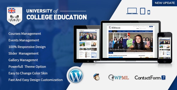 University v2.1 – 教育响应式 WordPress 主题