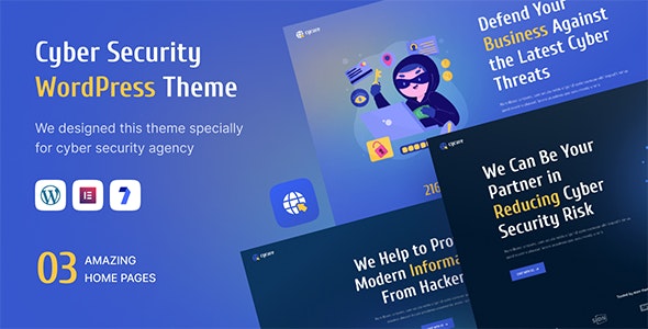 Cycure v1.0.1 – 网络安全服务 WordPress 主题