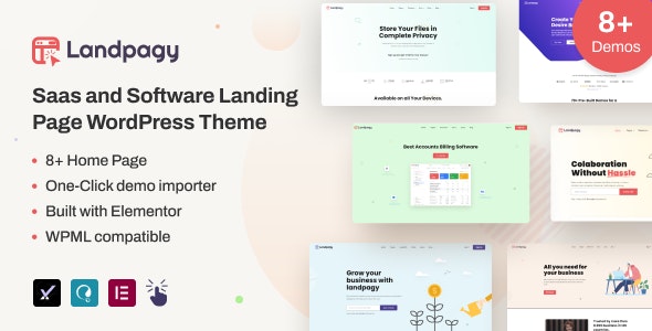 Landpagy v1.8.1 – 多用途登陆页面 WordPress 主题