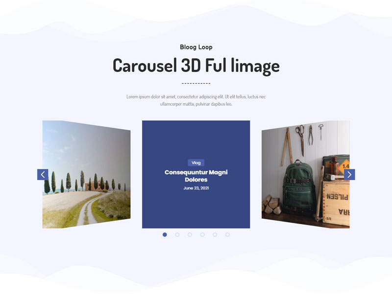 Advanced Carousel Blog Layout Design v1.0 – 高级轮播博客布局设计