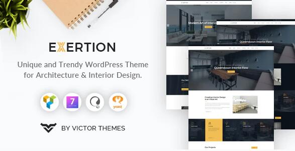 Exertion V1.2破解版 – WordPress建筑行业主题