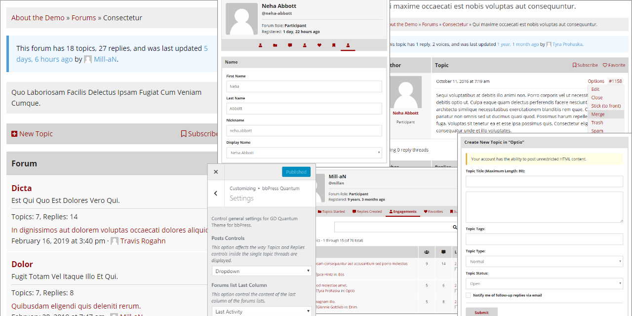 GD Quantum Theme Pro for bbPress v3.3