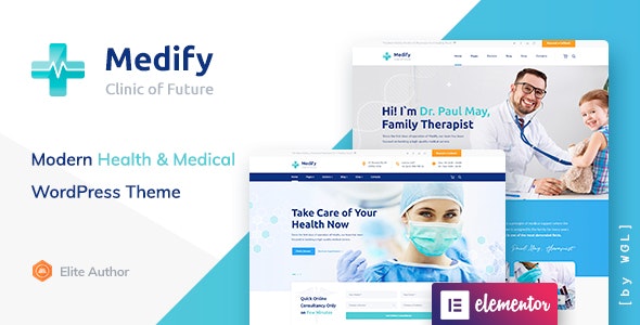 Medify v1.2.5 – Health & Clinic WordPress 主题