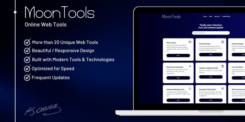 MoonTools v1.0 – 在线网页工具