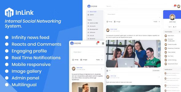 InLink v1.0 – 内部社交网络系统