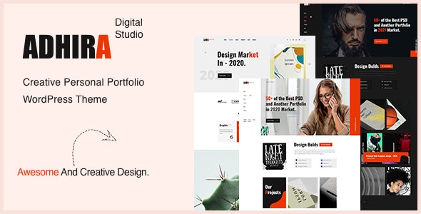 Adhira v2.0.1 – Creative Agency Portfolio WordPress Theme