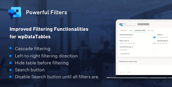 Powerful Filters for wpDataTables v1.4.1