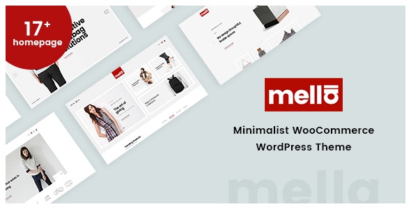 Mella v1.2.24 –WordPress极简Ajax WooCommerce 主题