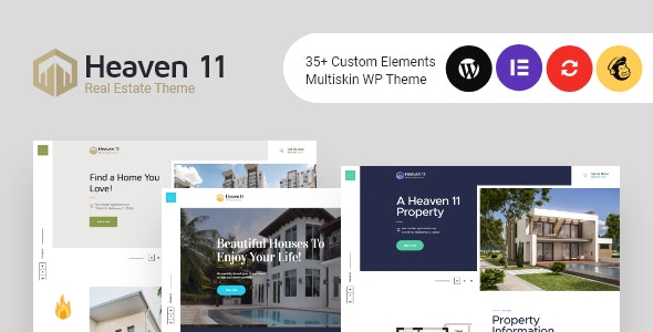 Heaven11 v1.0.7 – Property & Apartment Real Estate WordPress Theme