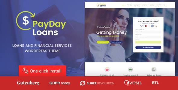 Payday Loans v1.1.5 – 金融 WordPress 主题