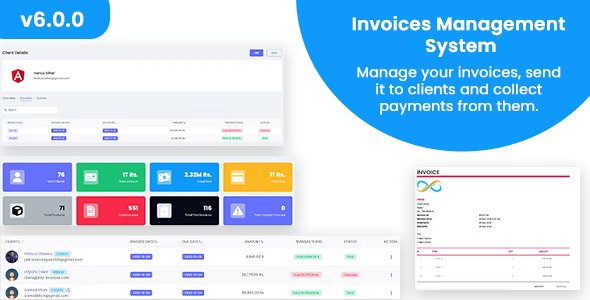 Invoices v7.1.0 – Laravel 发票管理系统 – 账单管理