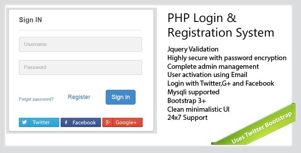 Secure-PHP-Login & Registration System v4.6