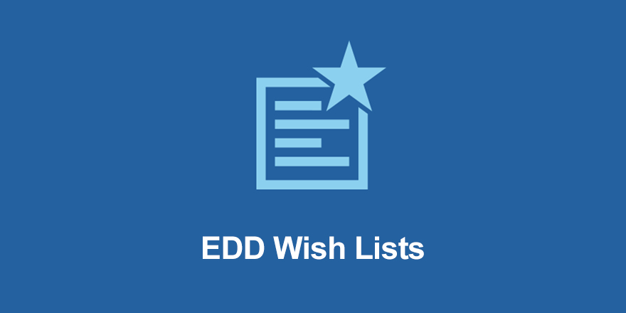 Easy Digital Downloads EDD Wish Lists Addon v1.1.8