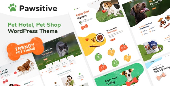 Pawsitive v1.2.2 – WordPress 宠物店主题