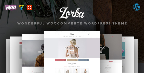 ZORKA v1.5.4 – Wonderful Fashion WooCommerce 主题