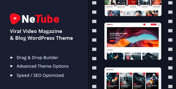 Netube v1.1.5 – WordPress视频博客/杂志主题