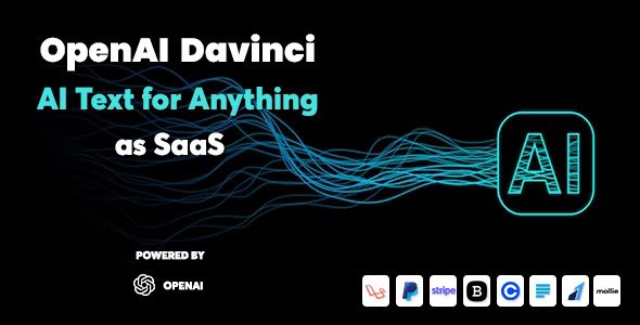 OpenAI Davinci v6.5（已汉化96%） – 作为 SaaS 的 AI 写作助手和内容创作者