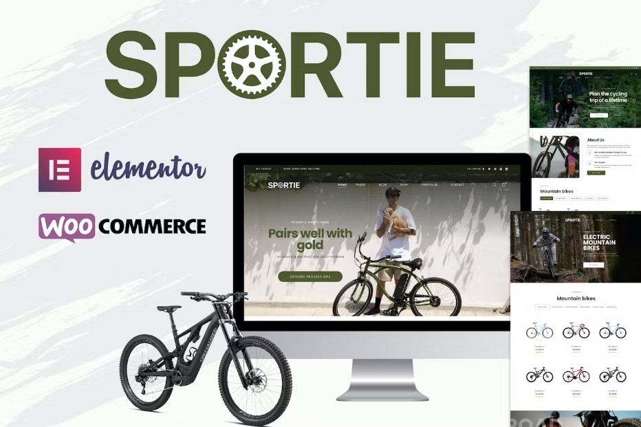 Sportie v1.0.5 – Elementor WooCommerce 主题