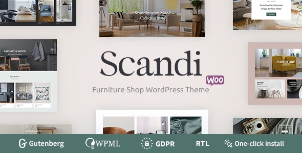 Scandi v1.1.4 – 装饰和家具店 WooCommerce 主题