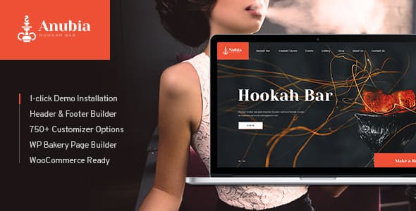 Anubia v1.0.8 – Smoking and Hookah Bar WordPress Theme