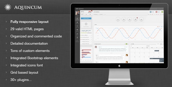 Aquincum v1.2 – 高级响应式管理模板