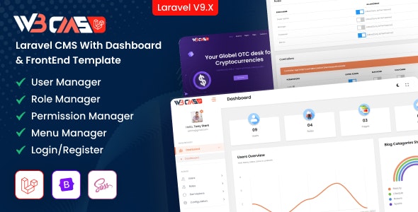 W3CMS-Laravel v1.9 – 内容管理系统