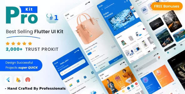 ProKit Flutter v6.4.0 – 最畅销的 Flutter UI 套件